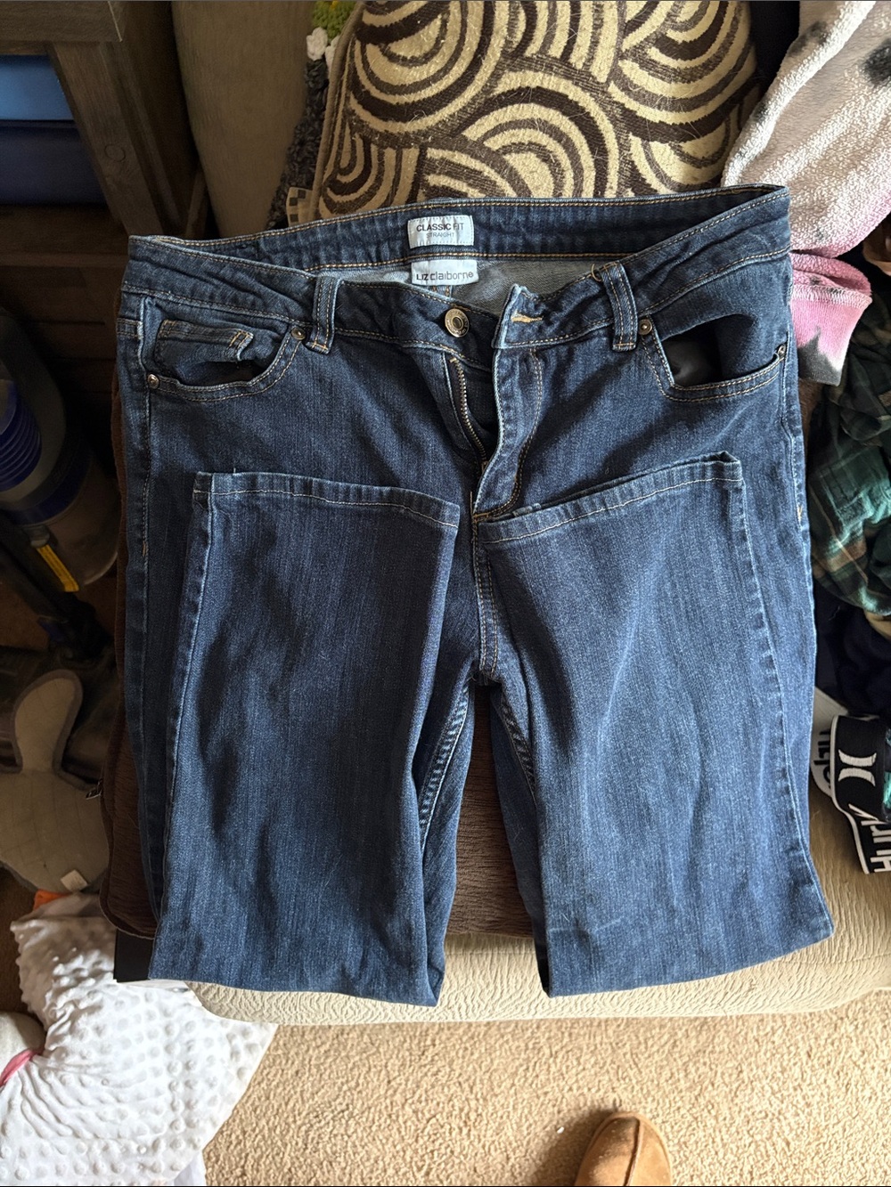 Liz Claiborne Dark Blue Denim Jeans